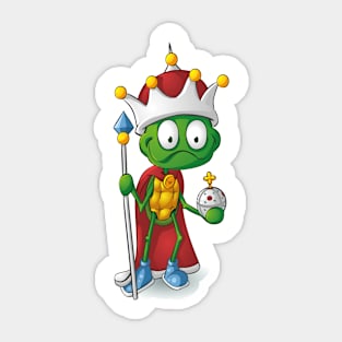 King Turtle Sticker